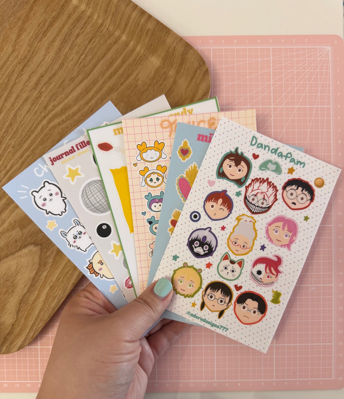 Chiik and Friends Matte Vinyl Sticker Sheet