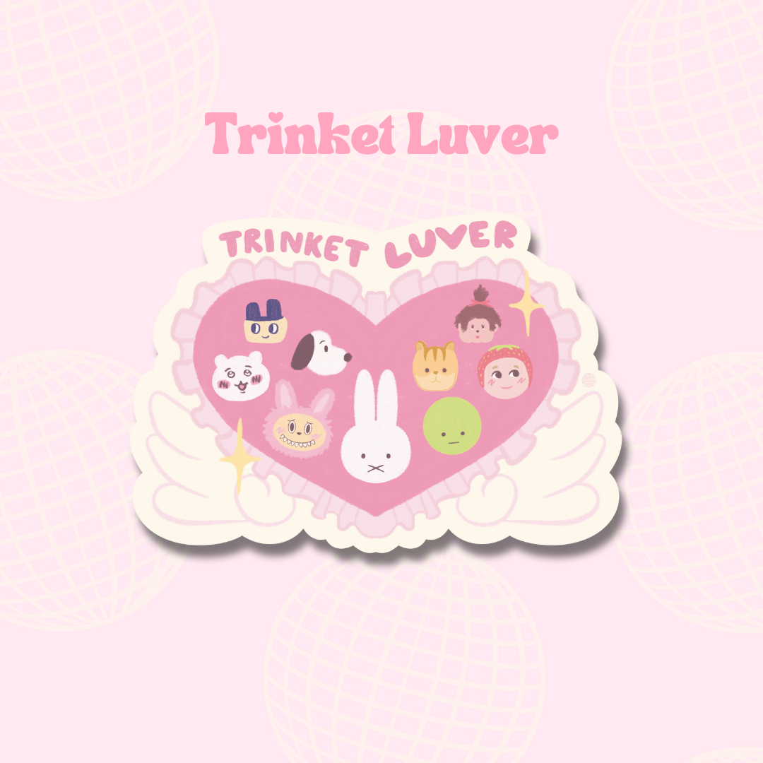 Trinket Luver Glossy Vinyl Sticker