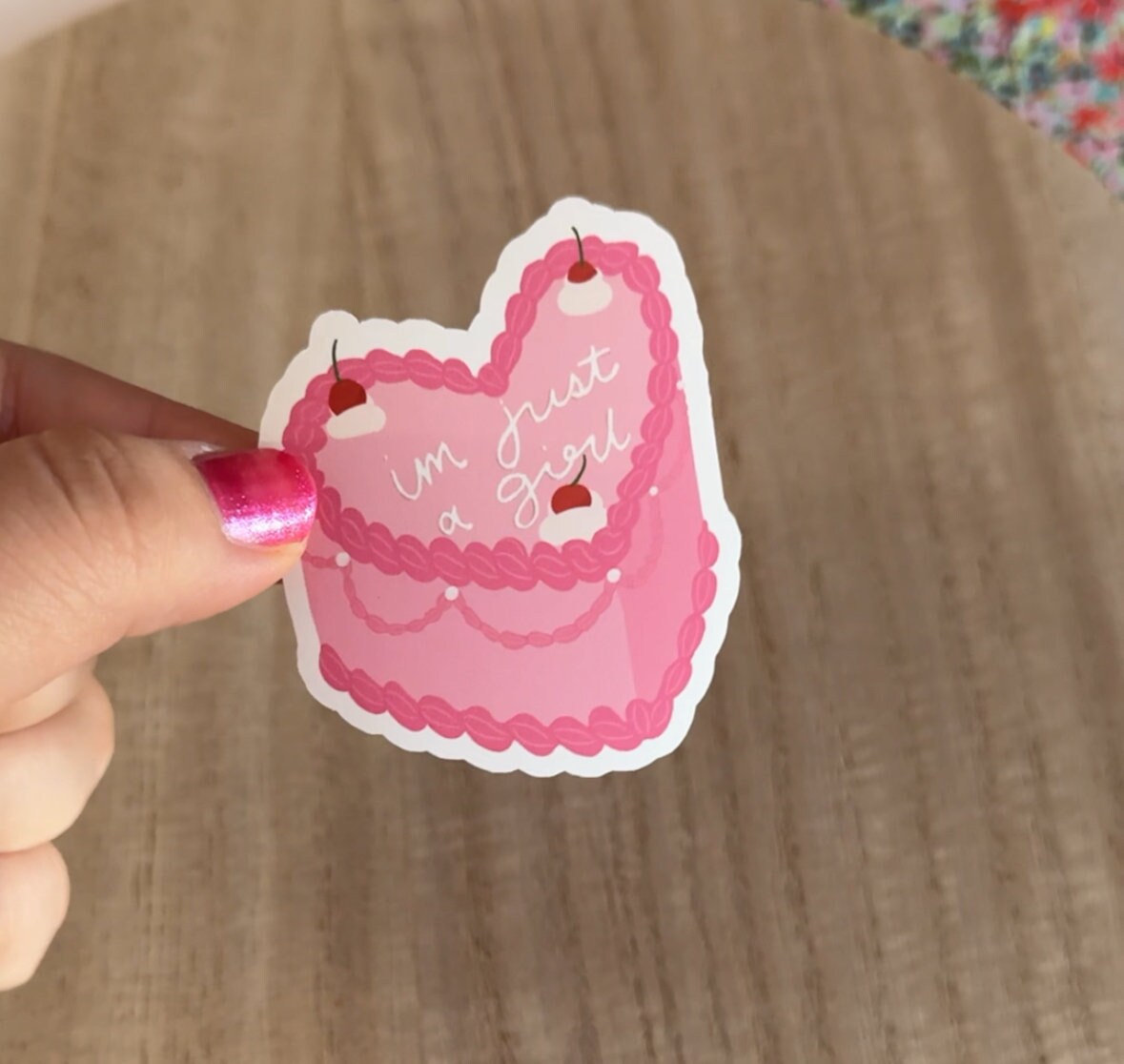 Cute Stickers || Waterproof Glossy Diecut Vinyl, Pink, Coquette, Girly, Aesthetic, Bookish, Journal, Planner, Laptop, Kindle Stickers