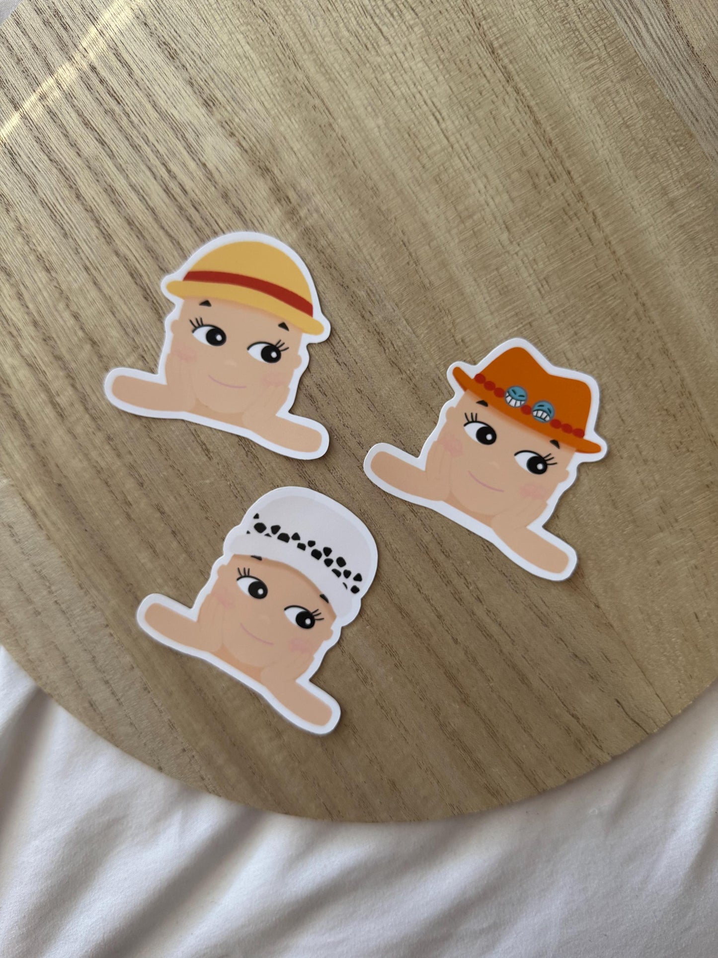 pirate angels || Waterproof Die Cut Sticker, Glossy Vinyl Sticker, Cute, Kawaii, Journaling, Planner, Laptop stickers