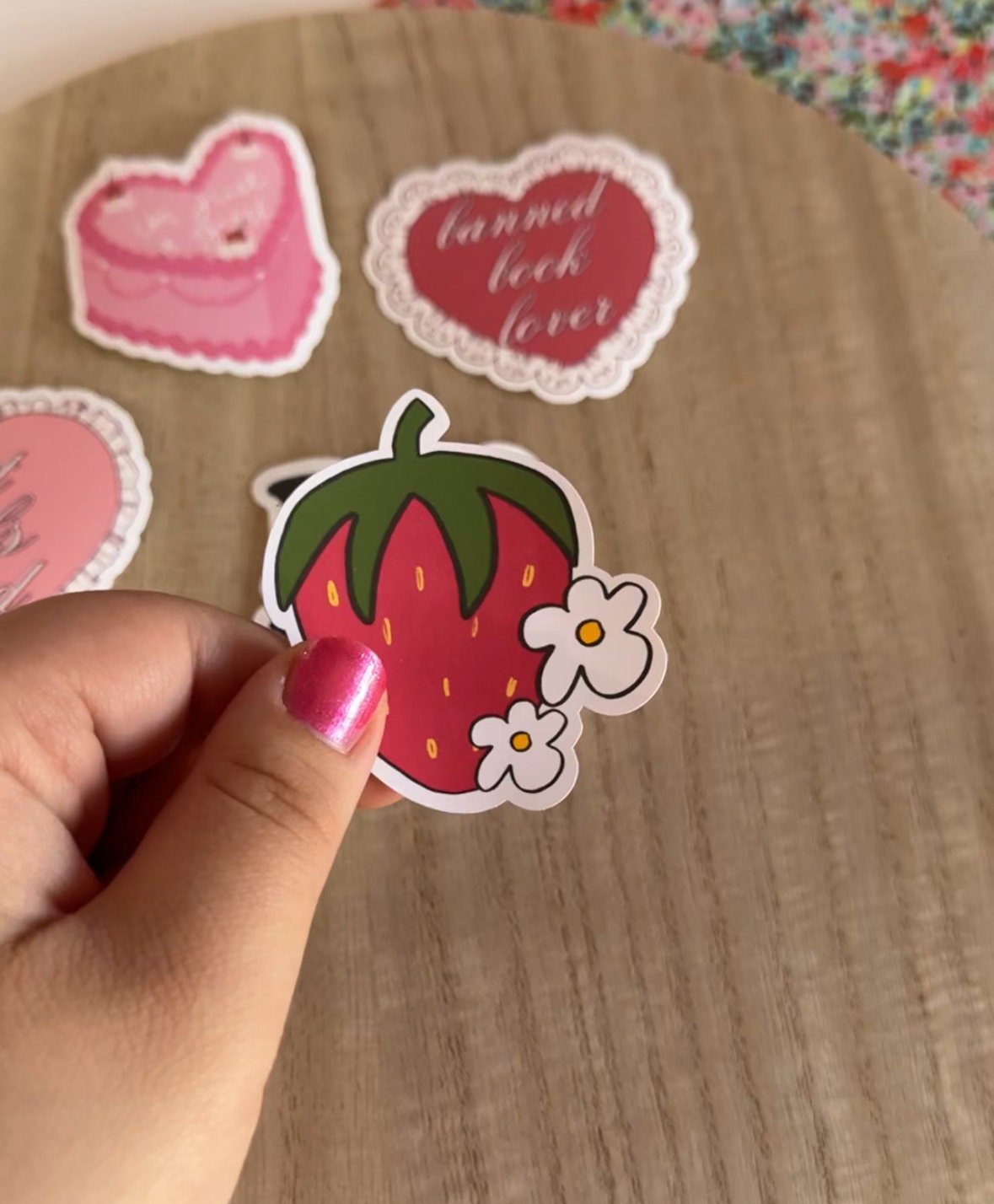 Cute Stickers || Waterproof Glossy Diecut Vinyl, Pink, Coquette, Girly, Aesthetic, Bookish, Journal, Planner, Laptop, Kindle Stickers