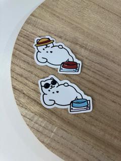 Neko Anime Sticker || Waterproof Die Cut Sticker, Glossy Vinyl Sticker, Cute Pirate Sorcerer Cats, Journaling, Planner, Laptop stickers