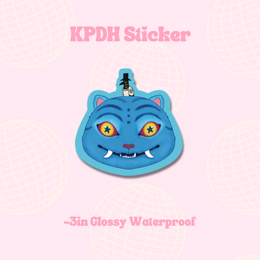 kpop tiger sticker || Waterproof Die Cut Sticker, Glossy Vinyl Sticker, Cute, Kawaii, Journaling, Planner, Laptop stickers
