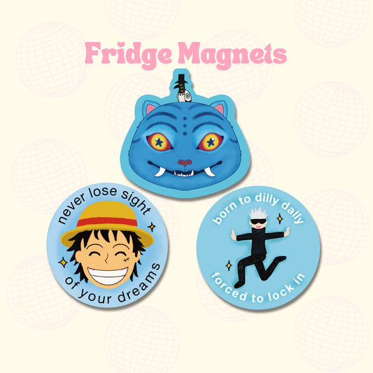 K-Pop Anime Fridge Magnets