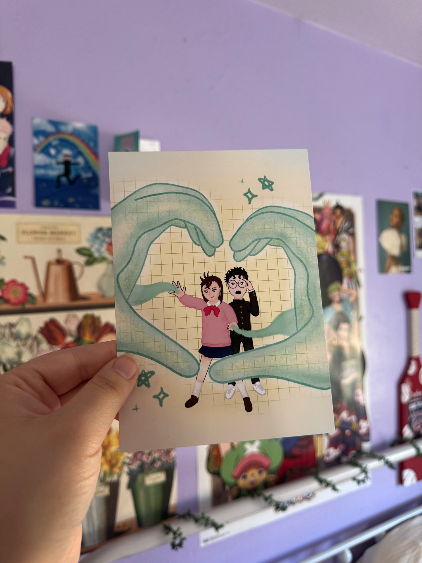 Mokarun Hand Heart Print