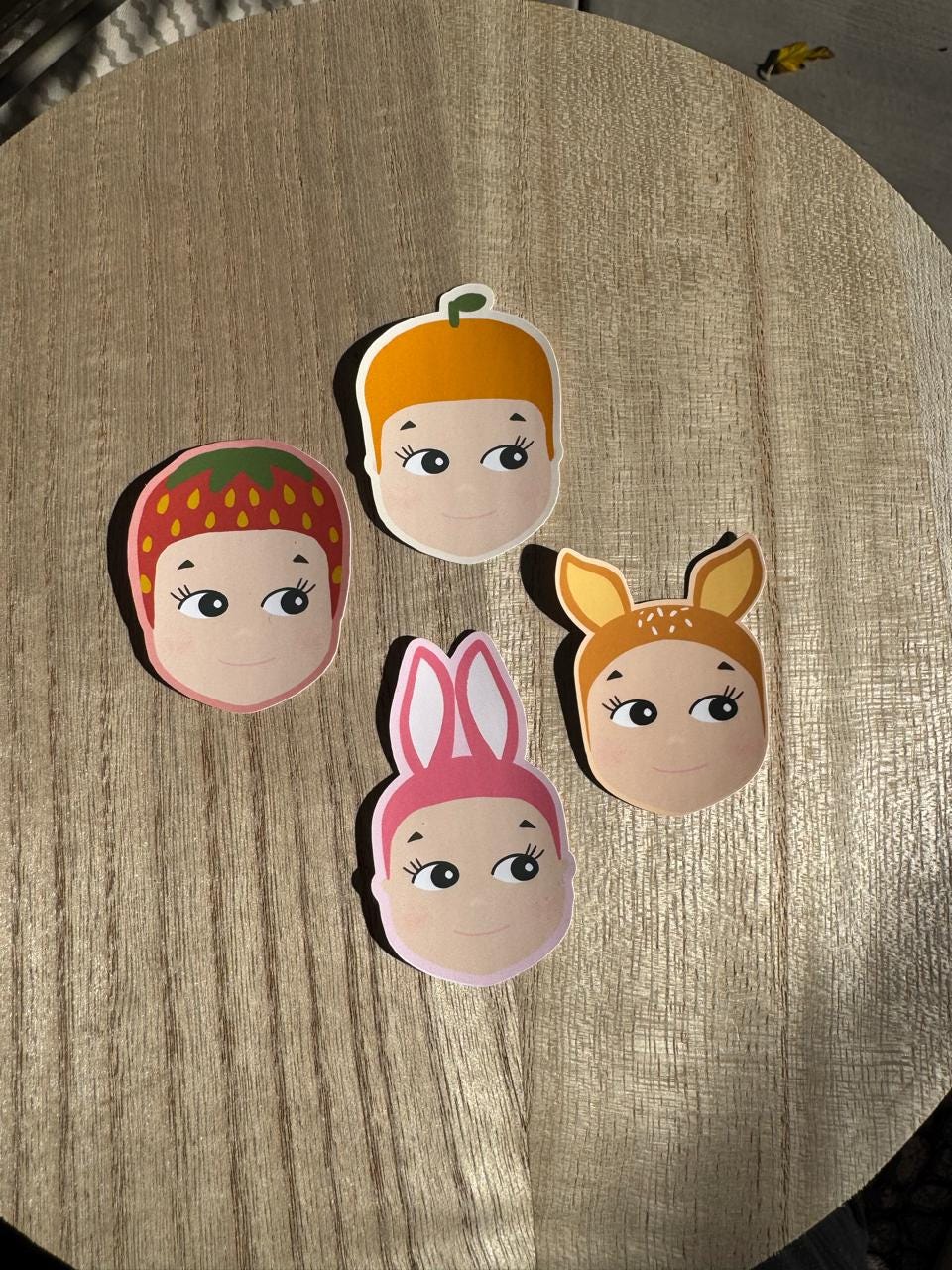 Trinket Stickers || Waterproof Glossy Diecut Sticker, Cute, Sonny Angel Smiski Inspired, Girly, Journal, Planner, Laptop, Waterbottle